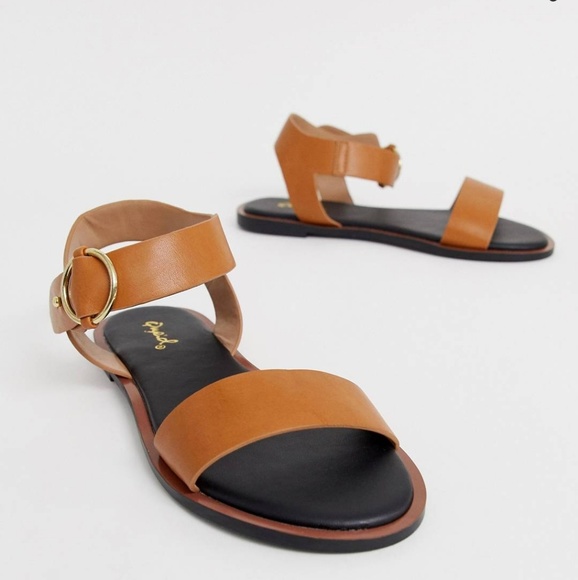 ASOS × Beige Flat Sandals - Picture 2 of 7